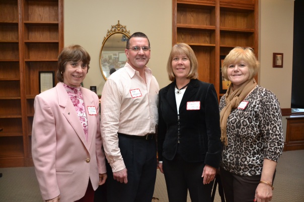 Dr. Donna Costa, Tom Higgins, Karen Sikorski, and Rosemary Slattery from Peabody High School attended the event. Tom Higgins’s Law Class has participated in the program since 2007. 